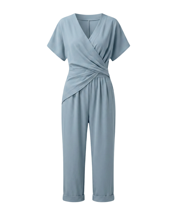 Soft Pleat Jumpsuit