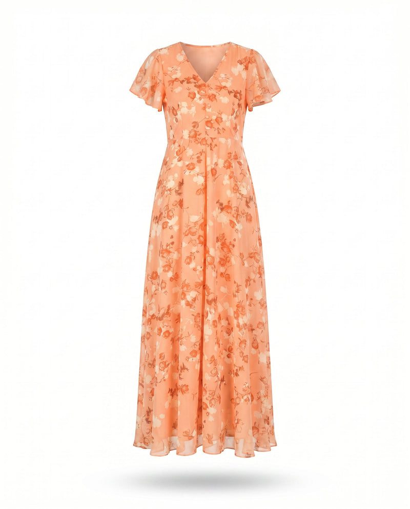 Floating Wrap Dress