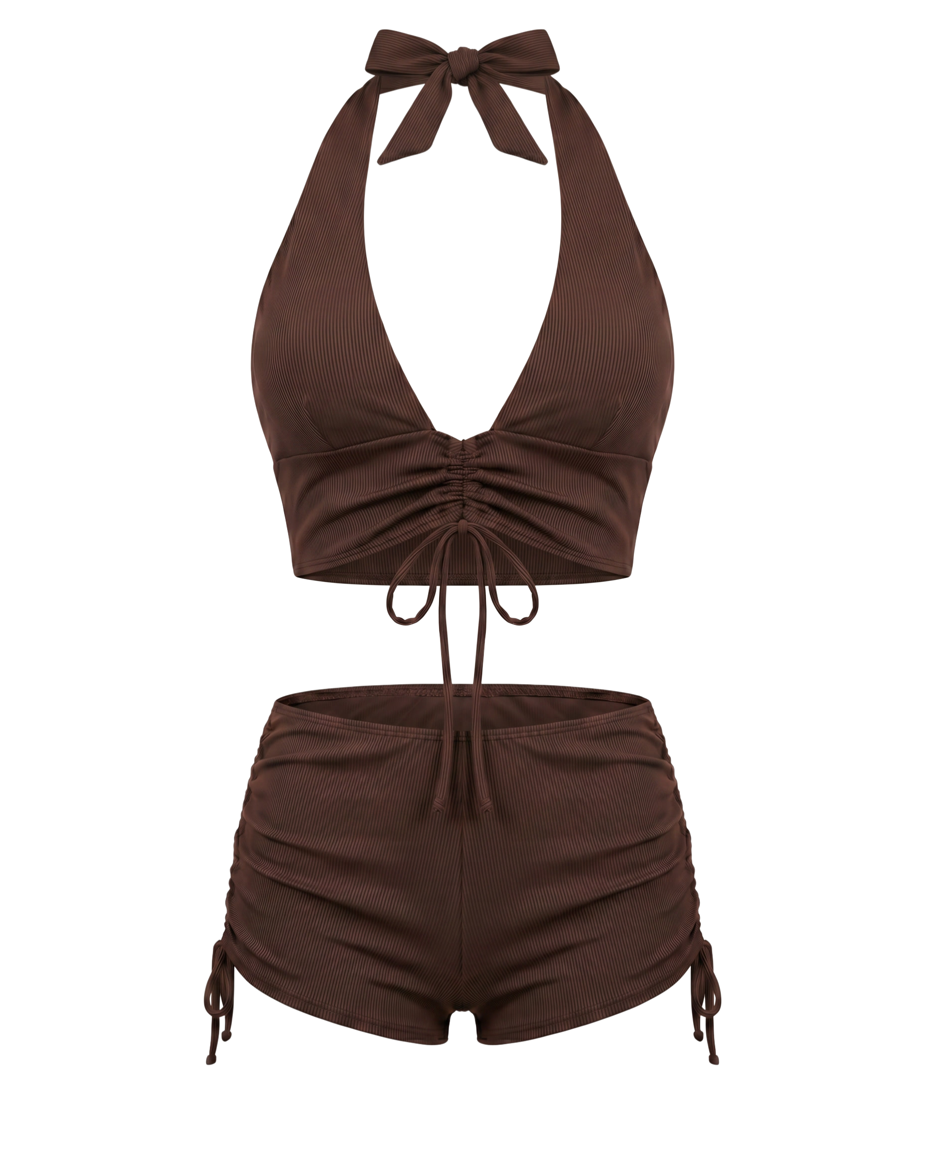 Brown Two-Piece Bikini