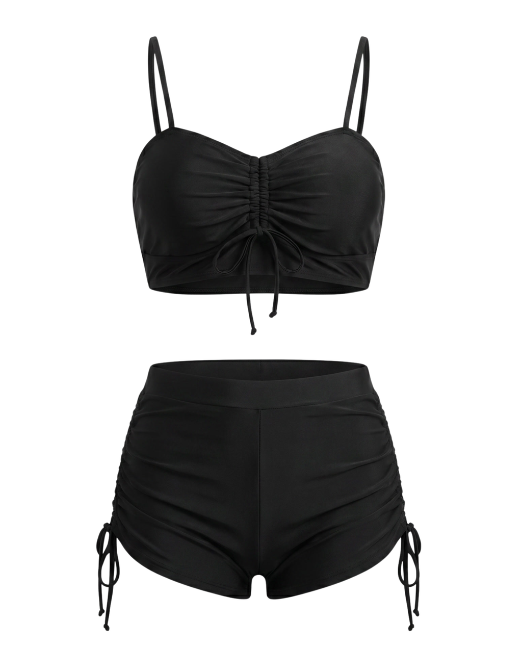 Drawstring Two-Piece Swim