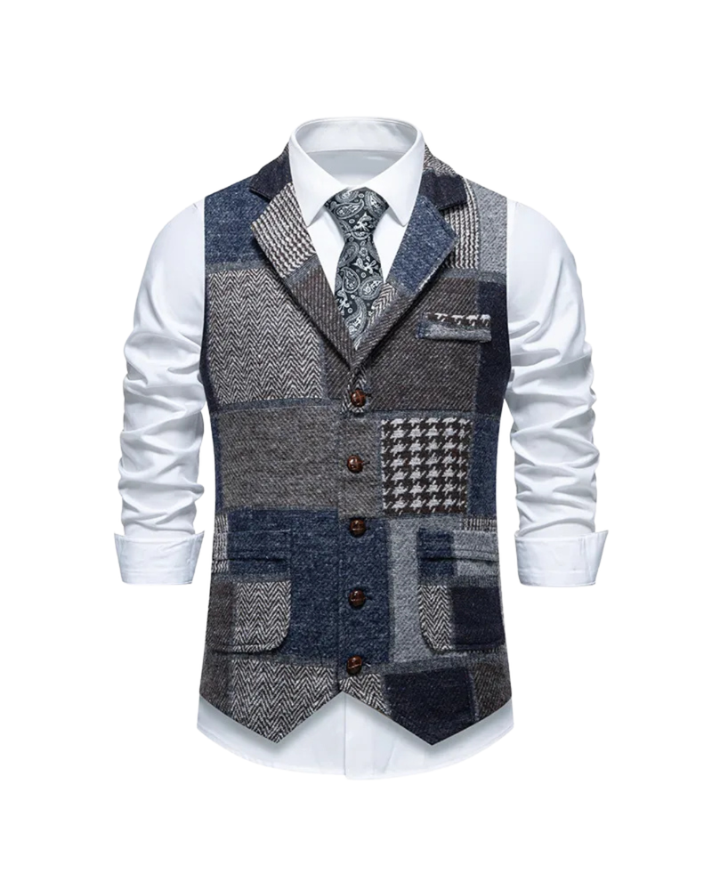 Sharp Grid Vest