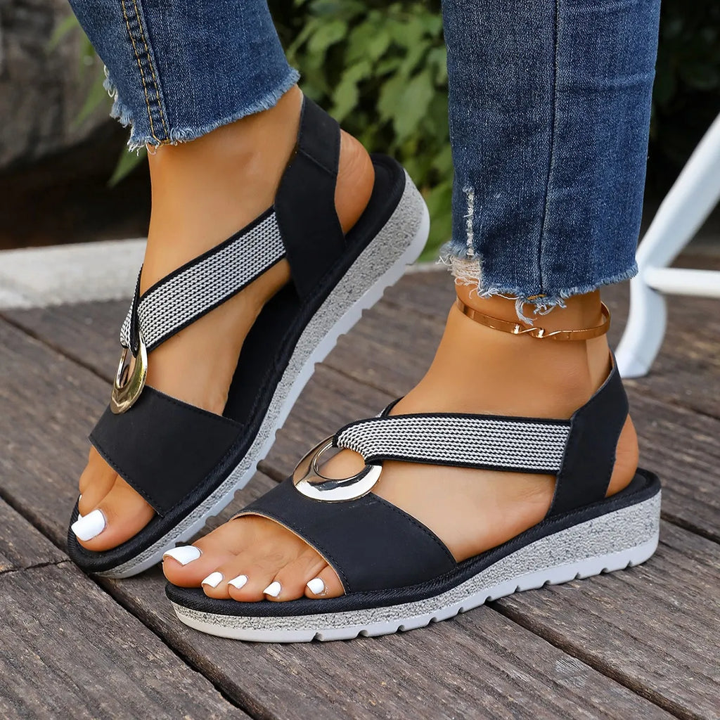 Rope Wedge Sandals