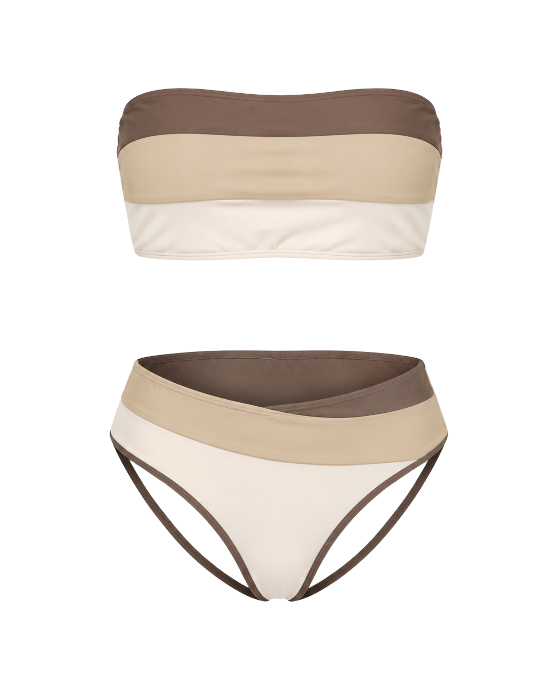 Colorblock Contrast Bikini