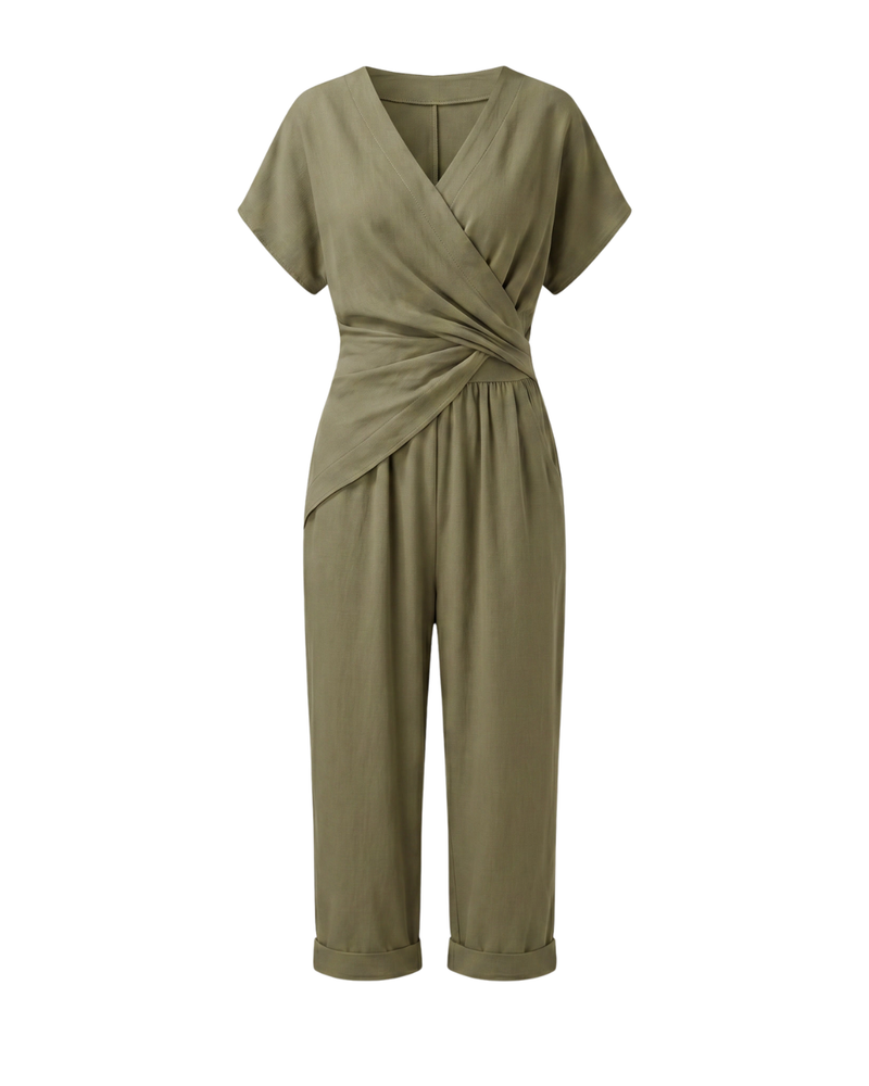 Soft Pleat Jumpsuit