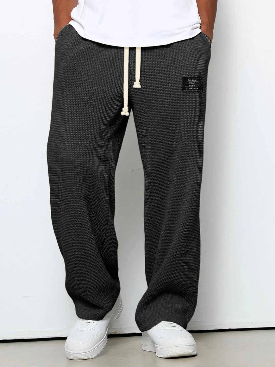 Waffle Grid Pants