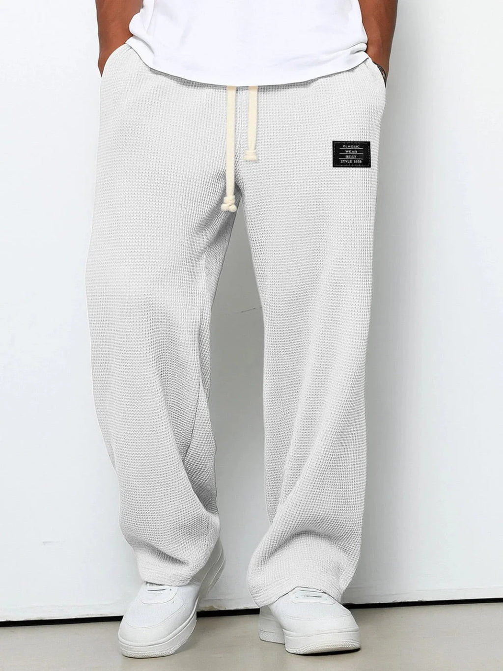 Waffle Grid Pants