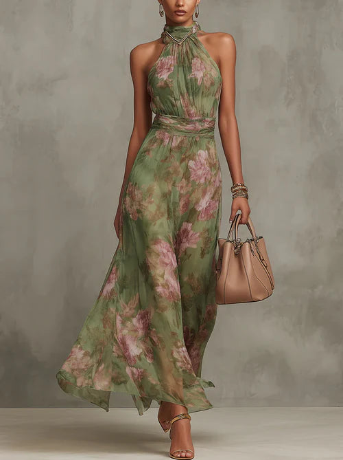 Green Petal Dress