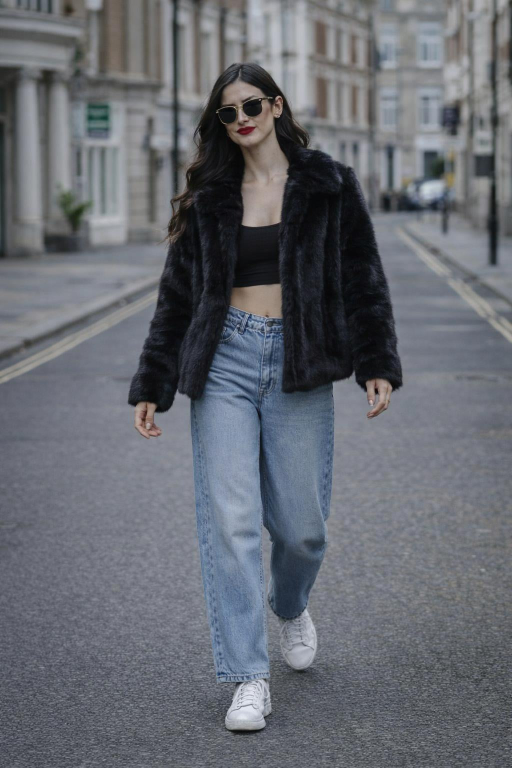 Luxury Faux Fur Jacket