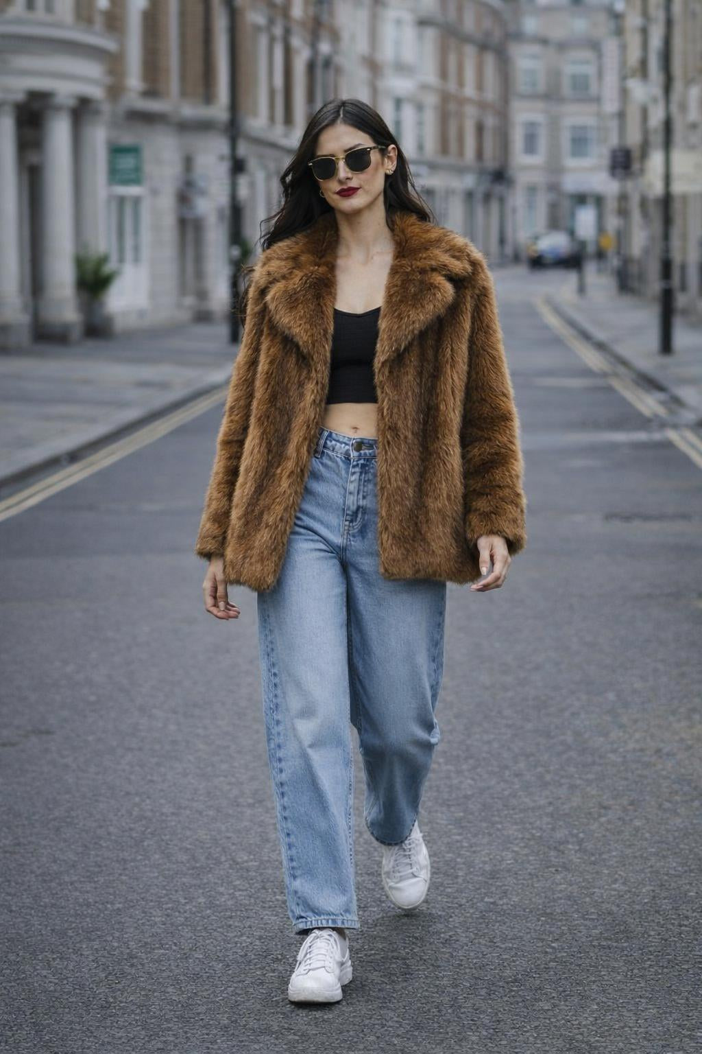Luxury Faux Fur Jacket
