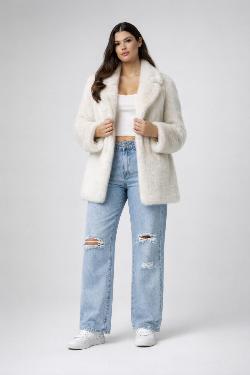 Luxury Faux Fur Jacket