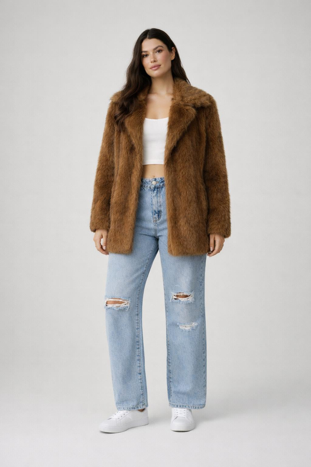 Luxury Faux Fur Jacket