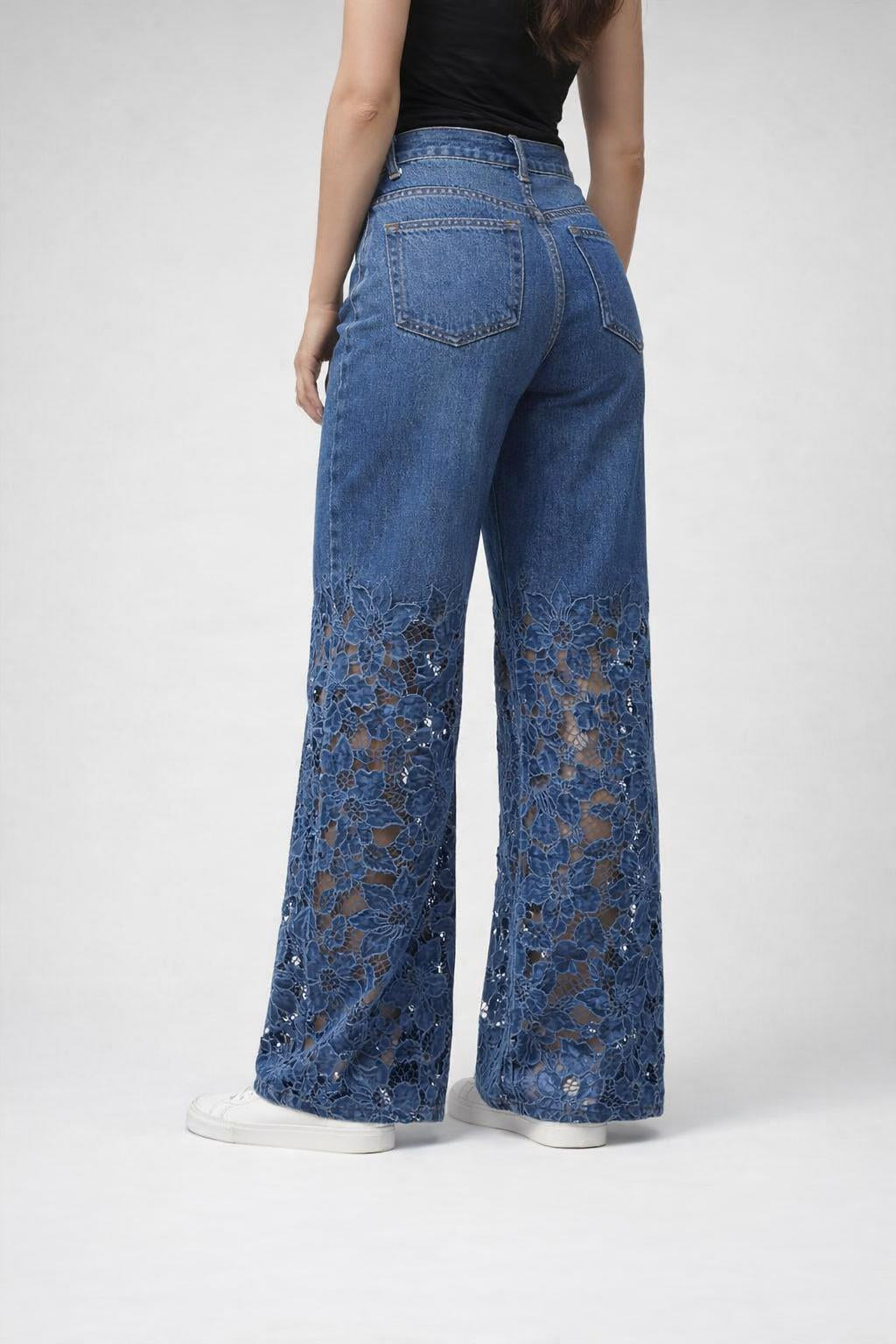 Lace Break Denim