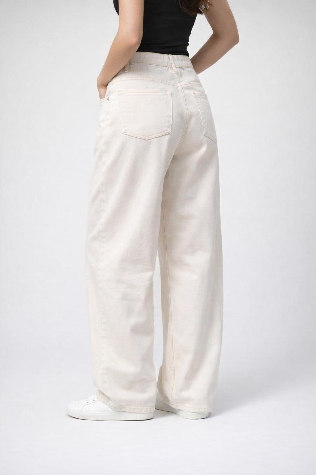 Ivory Straight Jeans