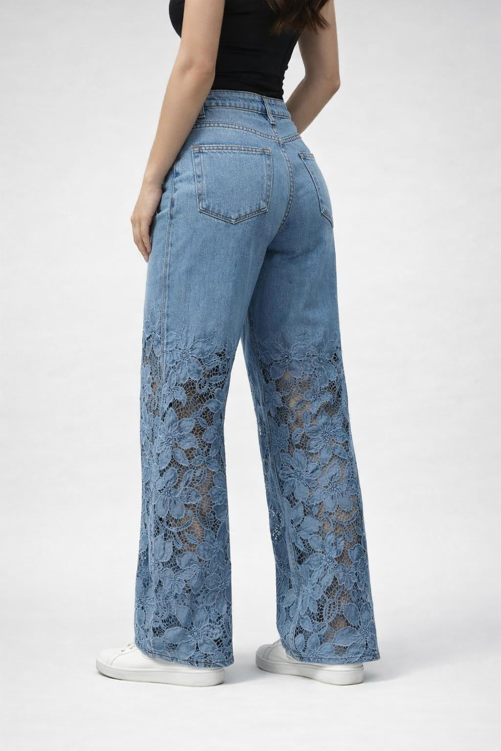 Lace Break Denim