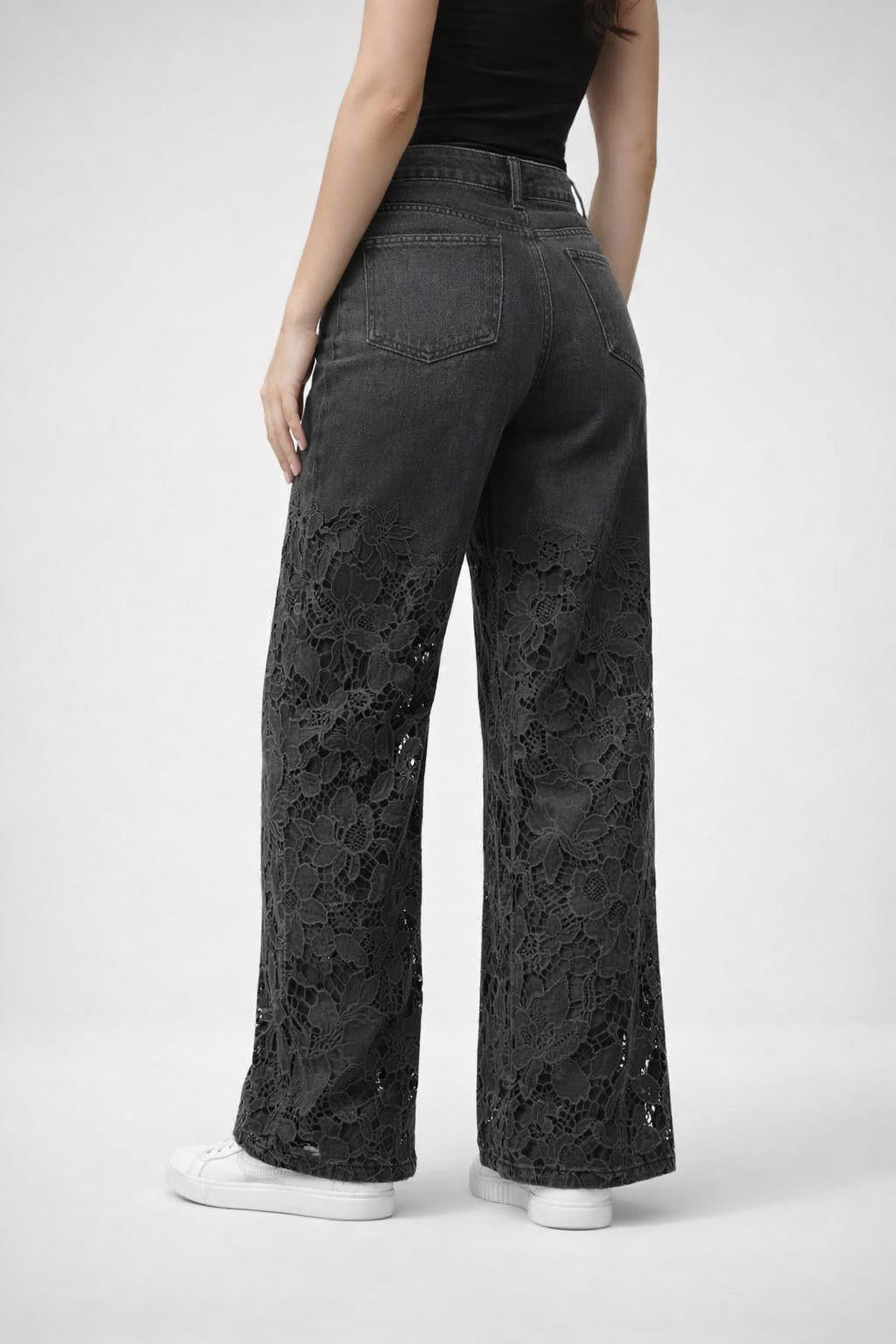 Lace Break Denim