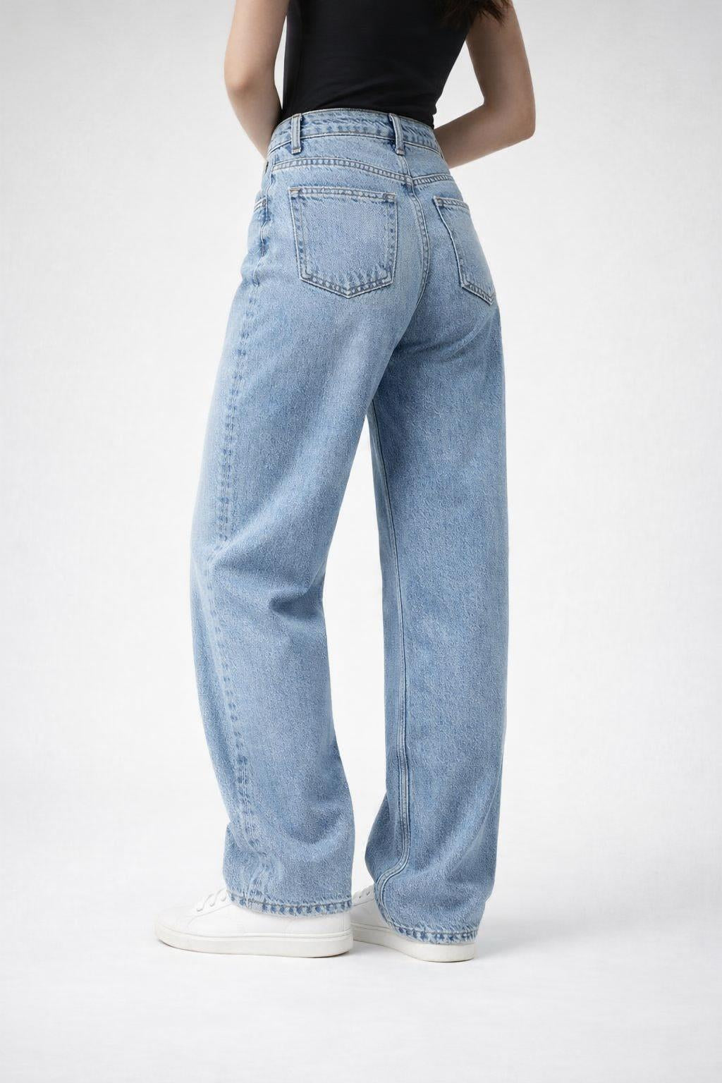Ivory Straight Jeans