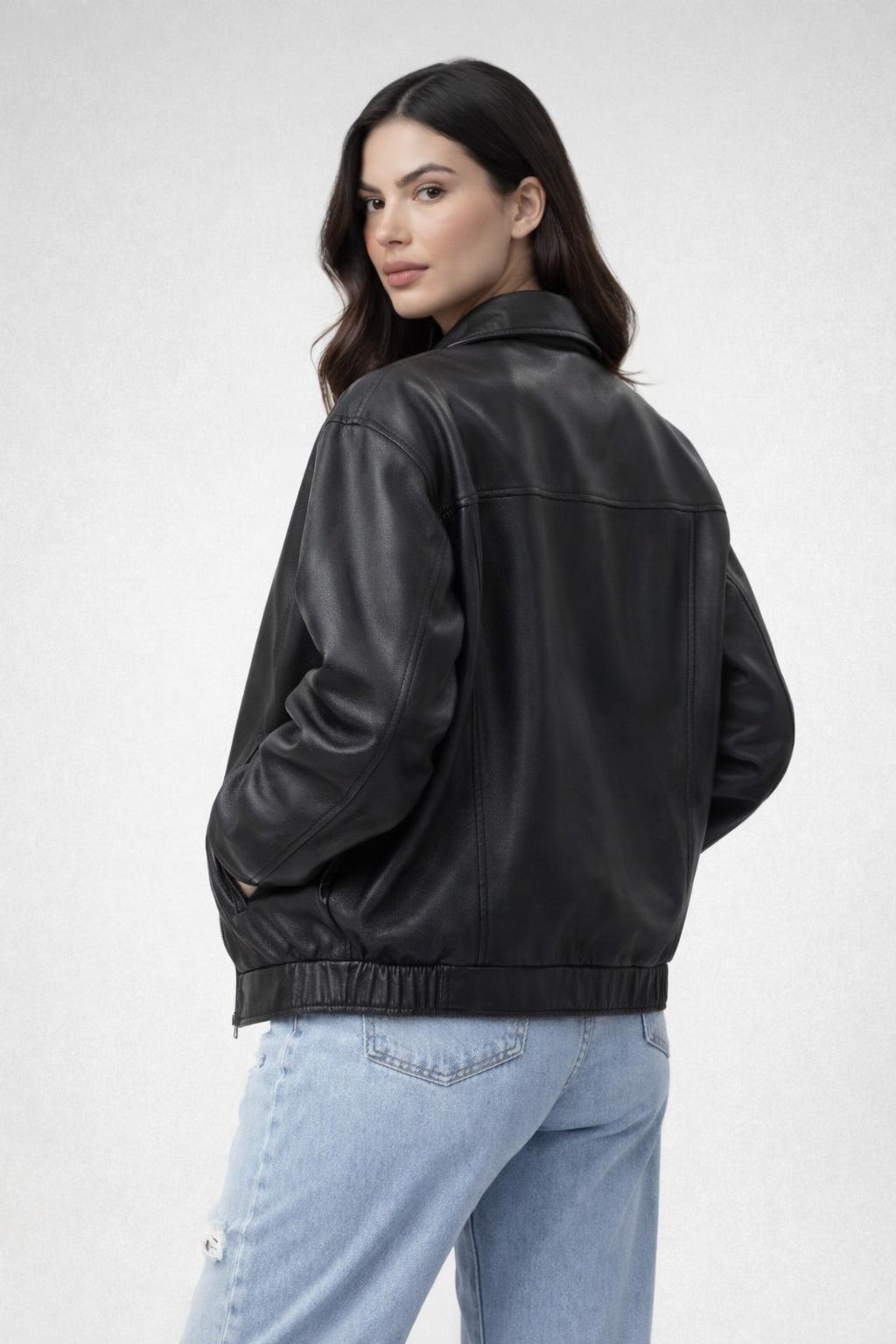 Vegan Leather Jacket
