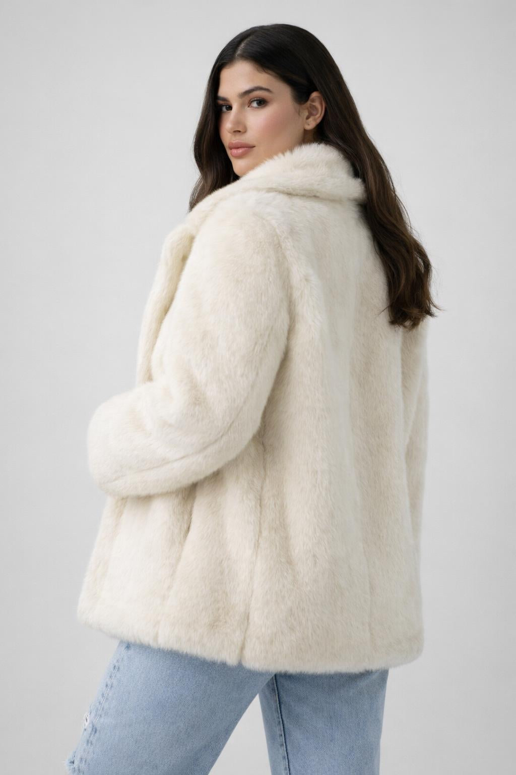 Luxury Faux Fur Jacket