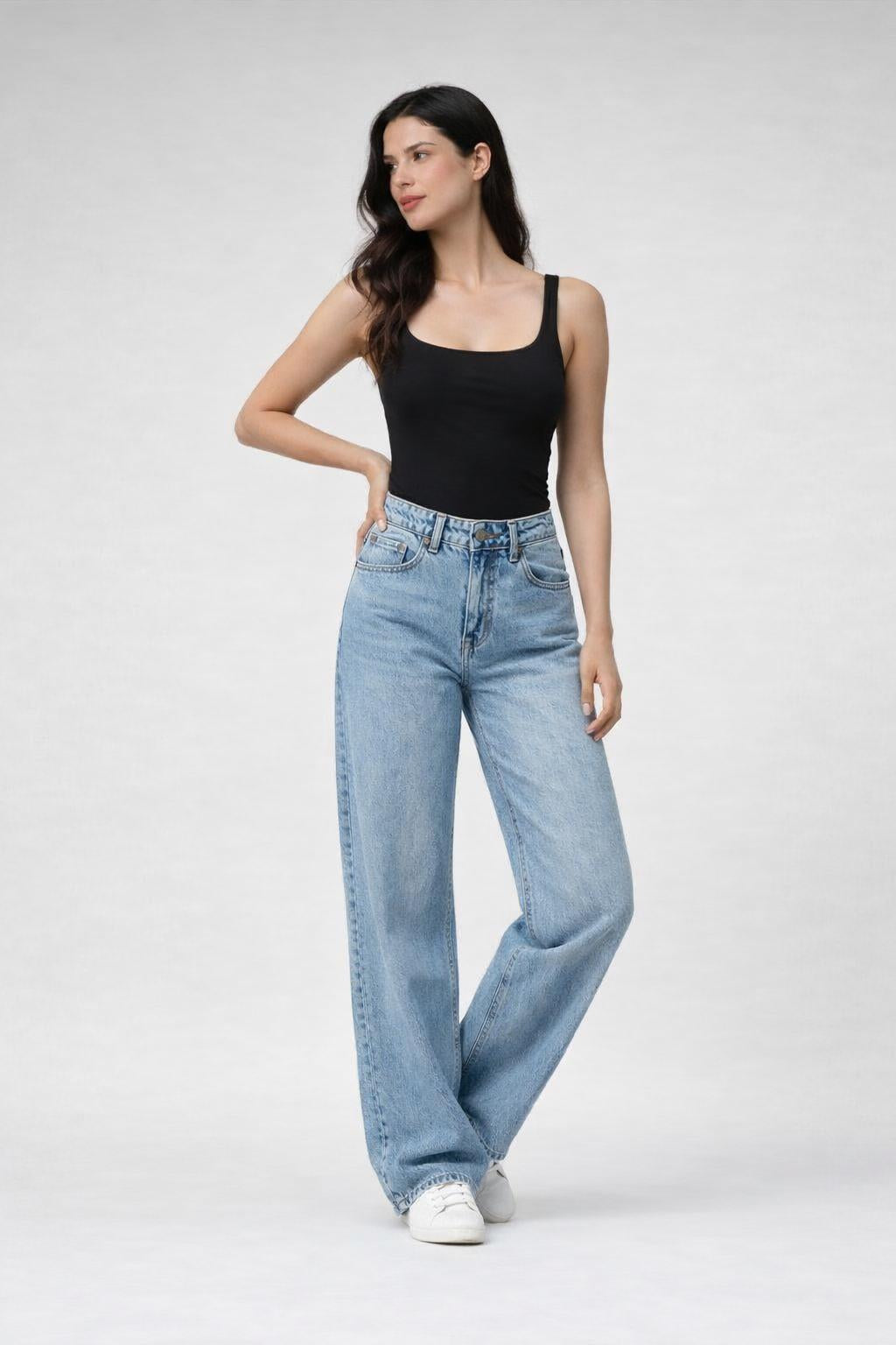 Ivory Straight Jeans