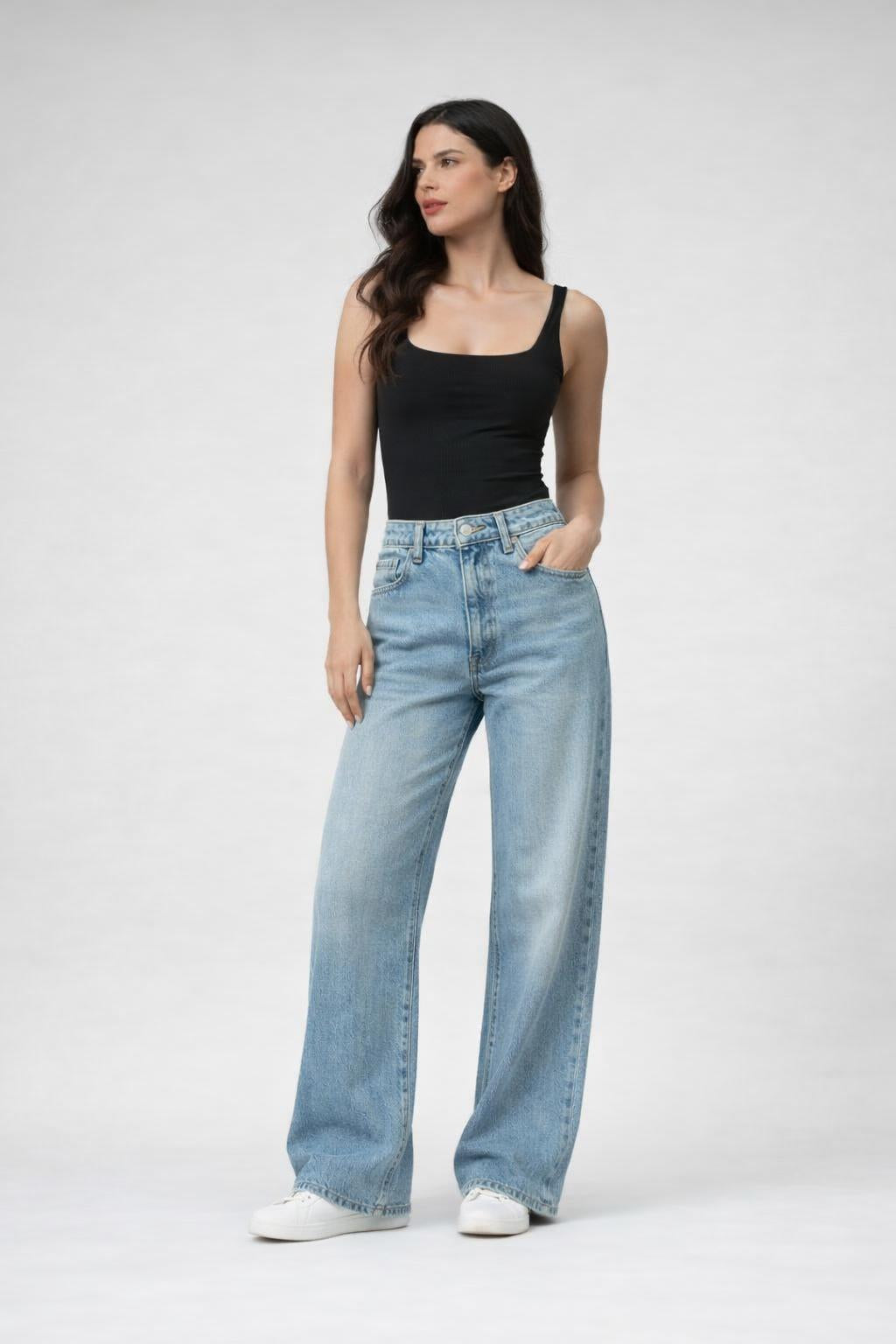 Ivory Straight Jeans