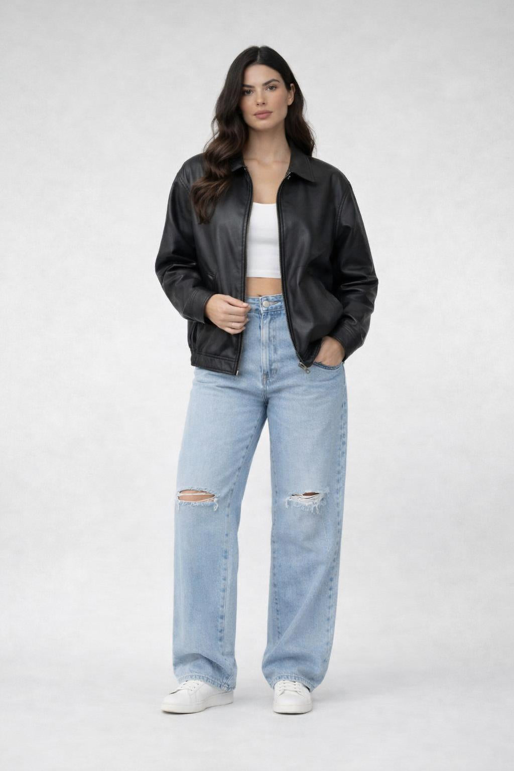 Vegan Leather Jacket