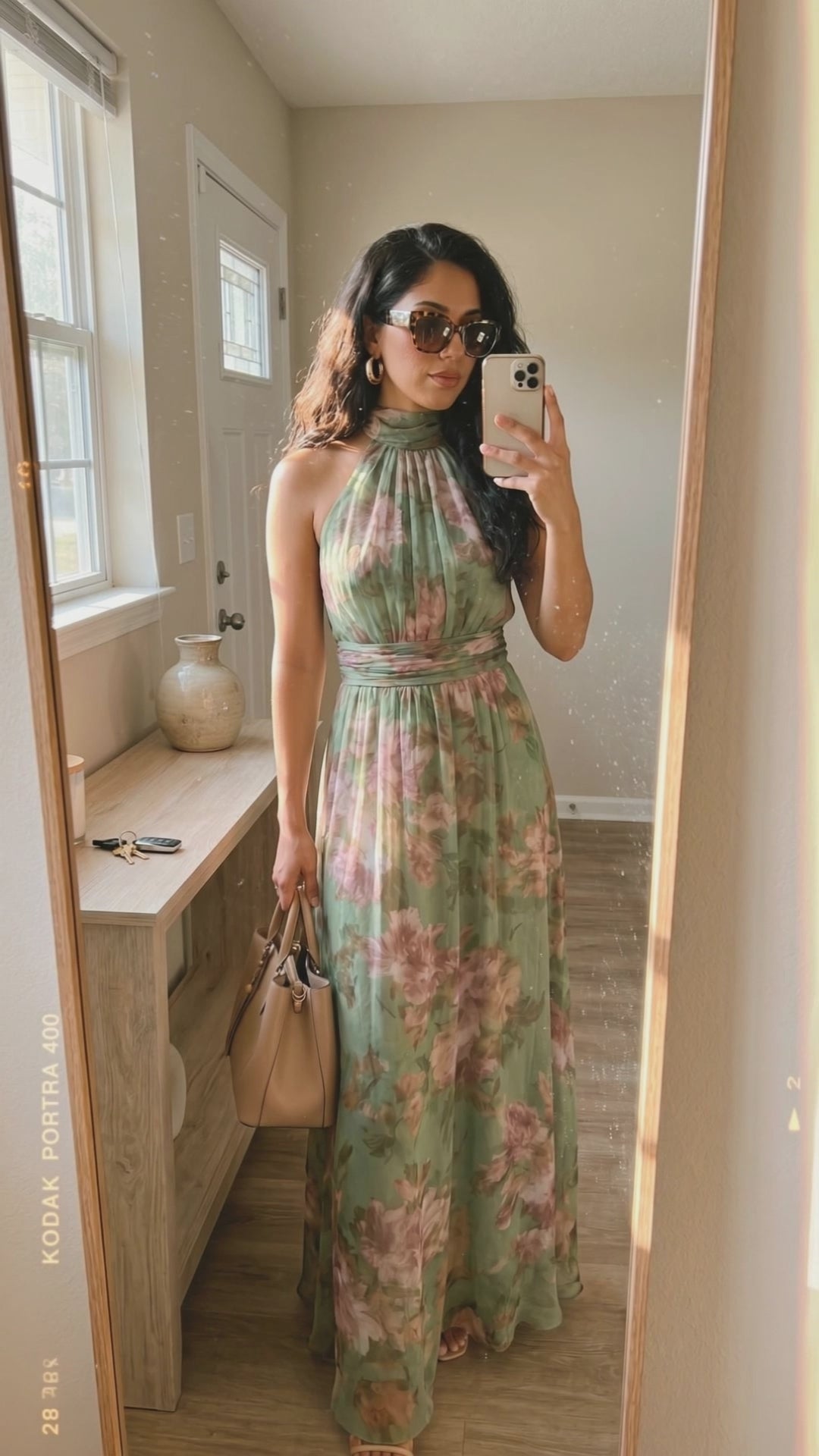 Green Petal Dress